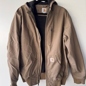 Carhartt Men's Brown Hooded Jacket